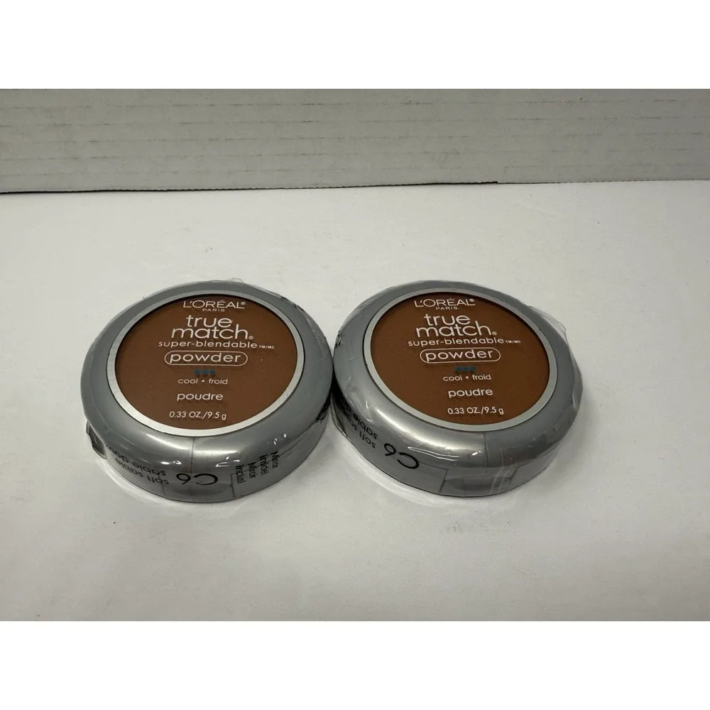 2 NEW L'OREAL True Match Super Blendable Powder Neutral - C6 SOFT SABLE